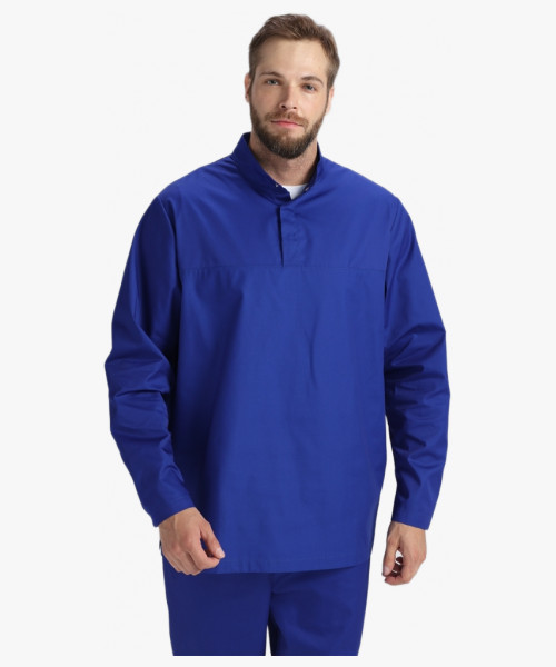 Костюм мужской ХАССП-Стандарт NEW (тк.Смесовая,160), васильковый