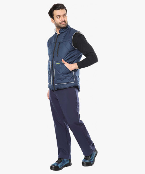 Жилет СИРИУС-ЕВРОПА удлиненный (на подкладке флис) синий