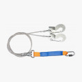 Строп аБд+Кс (стальной трос) двойной с амортизатором 2 монт.+1 соед.кар. 1,5м