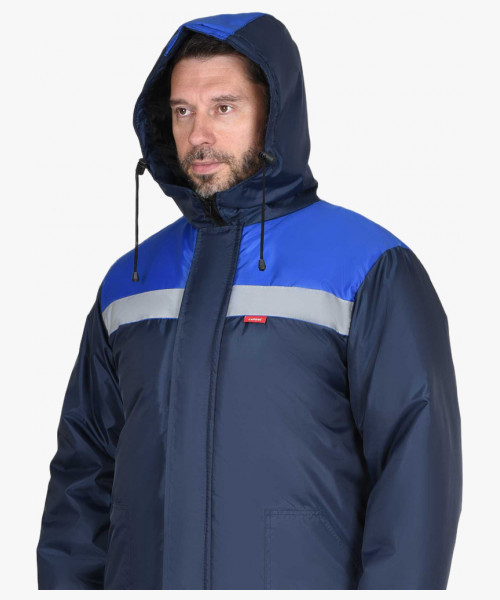 Костюм СИРИУС-РОСТ-НОРД куртка, п/к, т-синий с васильковым