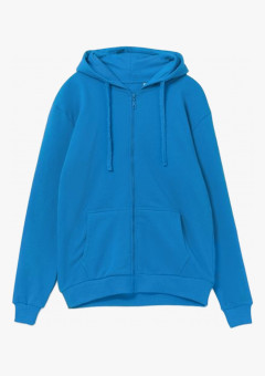 Толстовка на молнии с капюшоном Siverga 2.0, бирюзовый