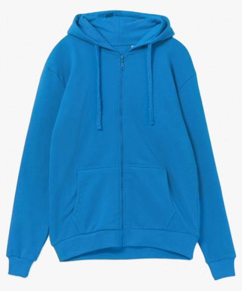 Толстовка на молнии с капюшоном Siverga 2.0, бирюзовый