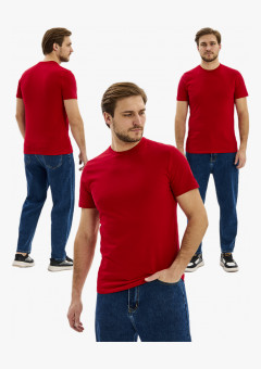 Футболка ProfLineBase (тк.Трикотаж,160), красный/2