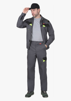 Костюм мужской летний СИРИУС-ХОВАРД куртка, брюки, серый