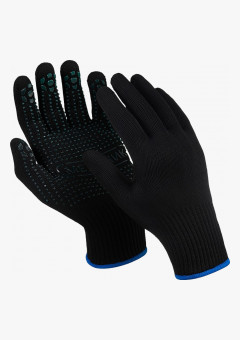 Перчатки Manipula Specialist® Механик Блэк (нейлон/хлопок+ПВХ), MG-114
