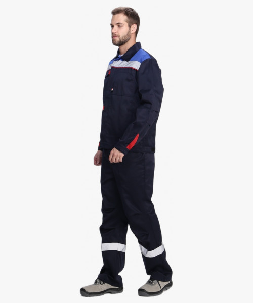 Костюм Флофт-2 СОП (тк.Смесовая,210) п/к, т.синий/васильковый/красный