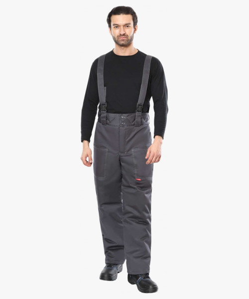 Брюки зимние универсальные тёмно-серые, тк. Орион