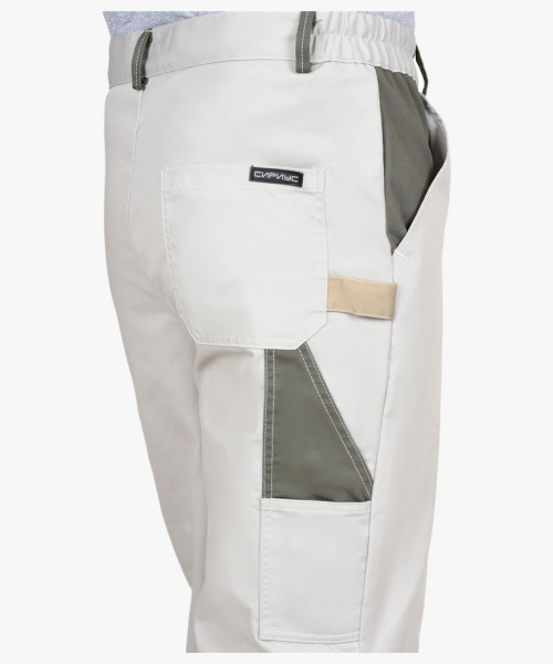 Брюки СИРИУС-КАСПИЙ молочный с оливой и песочным и СОП