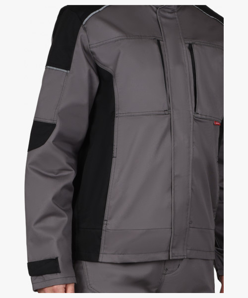 Куртка СИРИУС-ЦИТРИН ср.серый с черным