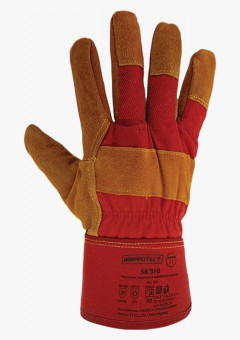 Перчатки ArmProtect спилковые комбинированные, SK310