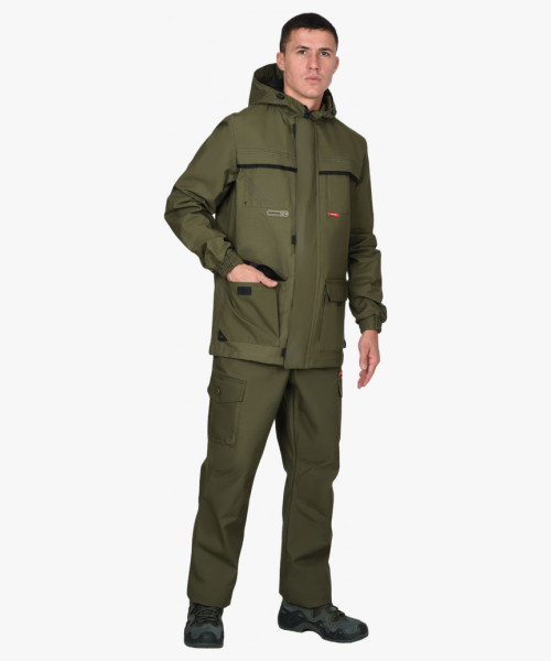 Куртка-штормовка СИРИУС-ГЕО (п-но палаточн.) Хаки