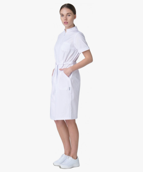 Халат женский Сансара-005 (тк.Смесовая,160) MedLine, белый