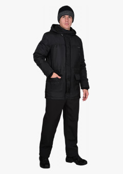 Куртка СИРИУС-ЛЕГАТ демисезонная, чёрная