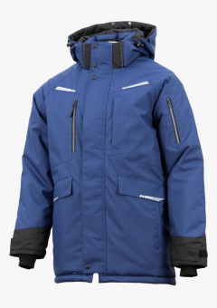 Куртка-парка зимняя мужская Brodeks KW215, цвет синий