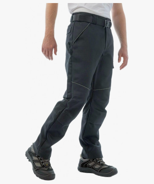 Брюки сварщика 2 класса Brodeks FS 38-02, цвет чёрный