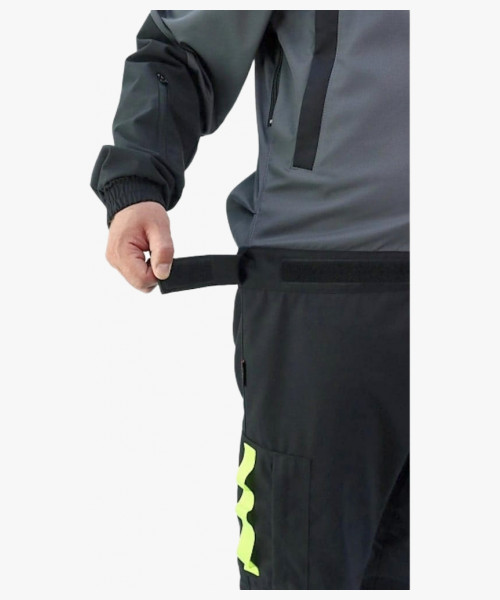 Комбинезон летний мужской Brodeks KS503, цвет серый, чёрный