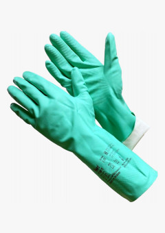 RNF15 Перчатки из нитрила, зеленого цвета