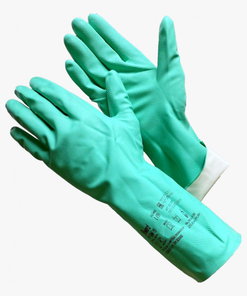 RNF15 Перчатки из нитрила, зеленого цвета