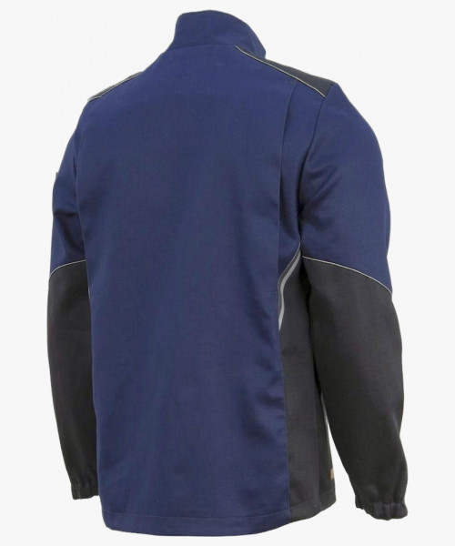 Куртка сварщика Brodeks FS28-01, цвет тёмно-синий, чёрный