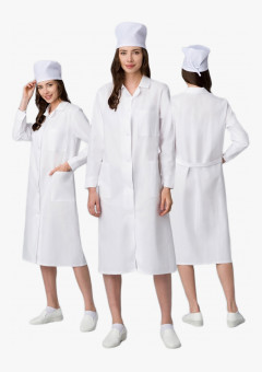 Халат женский (тк.Бязь,145), белый
