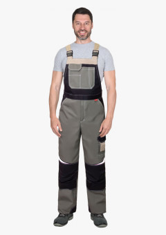 Полукомбинезон СИРИУС-КАСПИЙ оливковый с черным и песочным, СОП