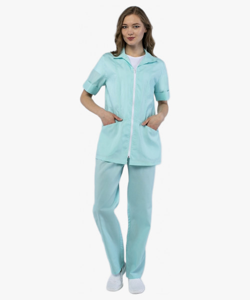 Женский костюм Бьютис NEW (тканьТиСи), мятный