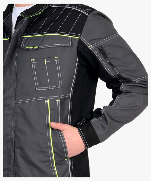 Костюм мужской летний СИРИУС-ПРЕСТИЖ куртка, брюки, серый