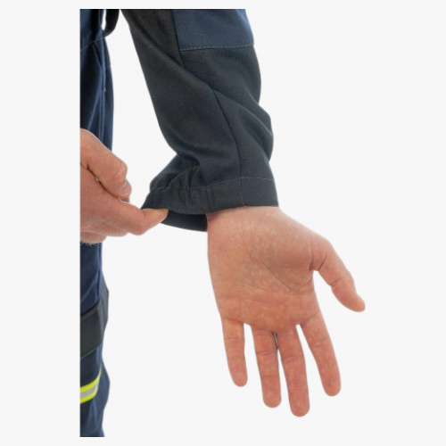 Комбинезон сварщика 1 класса Brodeks FS58-01, цвет тёмно-синий, чёрный