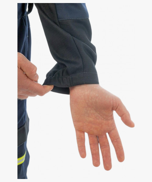 Комбинезон сварщика 1 класса Brodeks FS58-01, цвет тёмно-синий, чёрный