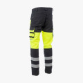 Брюки сигнальные Brodeks KS309, цвет жёлтый, чёрный