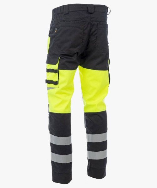 Брюки сигнальные Brodeks KS309, цвет жёлтый, чёрный