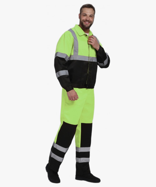 Костюм сигнальный Ярксион-2 СОП К. (тк.Смесовая,210) п/к, желтый/черный