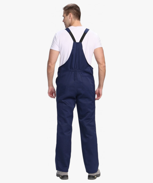 Полукомбинезон для ИТР (тк.Смесовая,210), т.синий/васильковый