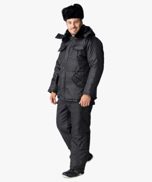 Куртка зимняя для Охранника, черный