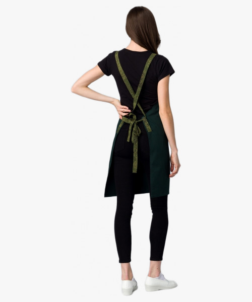 Фартук с грудкой универсальный Прага (тк.Форвард,210), хаки (023)