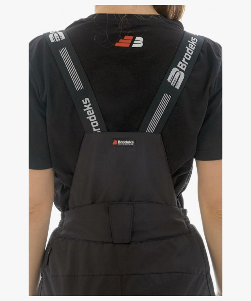 Полукомбинезон женский зимний Brodeks KW405, цвет чёрный