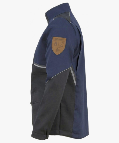 Куртка сварщика Brodeks FS28-01, цвет тёмно-синий, чёрный