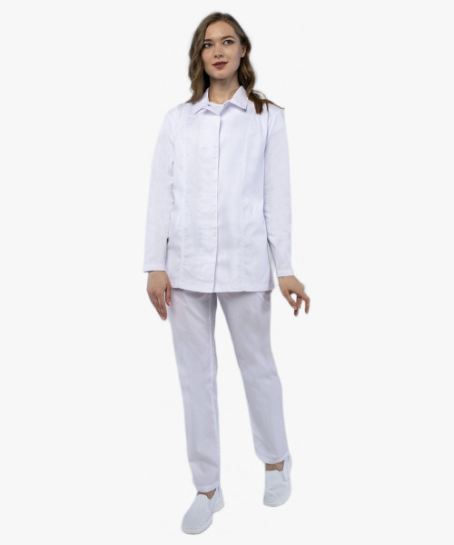 Куртка женская ХАССП-Премиум (тк.Оптима,160), белый