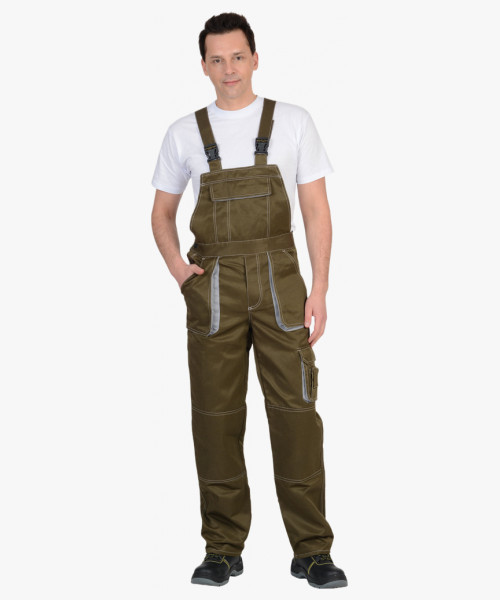 Полукомбинезон мужской СИРИУС-CROWN хаки