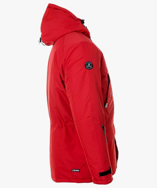 Куртка-парка зимняя мужская Brodeks KW204, цвет красный