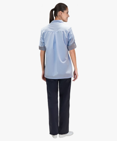 Блуза СИРИУС-ВЕНЕЦИЯ женская голубая