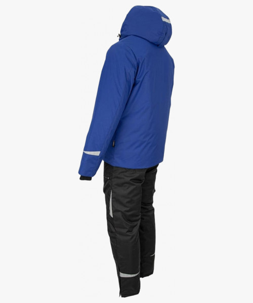 Костюм рабочий зимний Brodeks KW603, куртка, брюки, цвет синий, чёрный