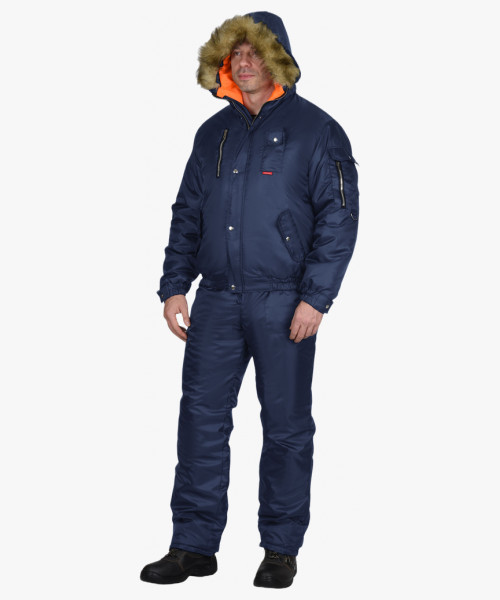 Куртка СИРИУС-АЛЯСКА мужская укороченная темно-синяя