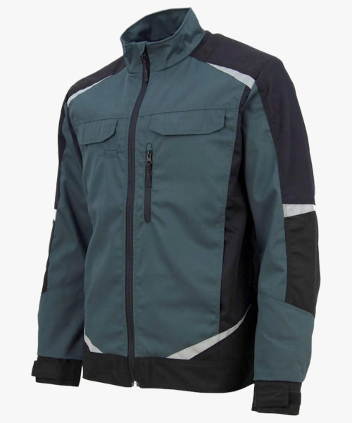 Куртка летняя мужская Brodeks KS202, цвет хвойный, чёрный