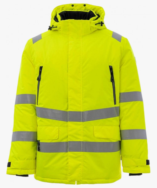 Куртка-парка сигнальная зимняя Brodeks KW220, цвет жёлтый