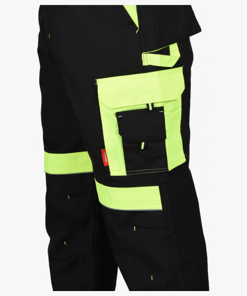 Брюки СИРИУС-ОНИКС черный с лимонным