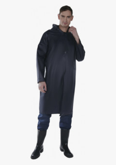 Плащ влагозащитный (Нейлон/ПВХ,170), т.синий