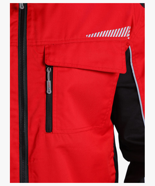 Куртка ProfLineSpecialist (тк.Смесовая,240), красный/черный