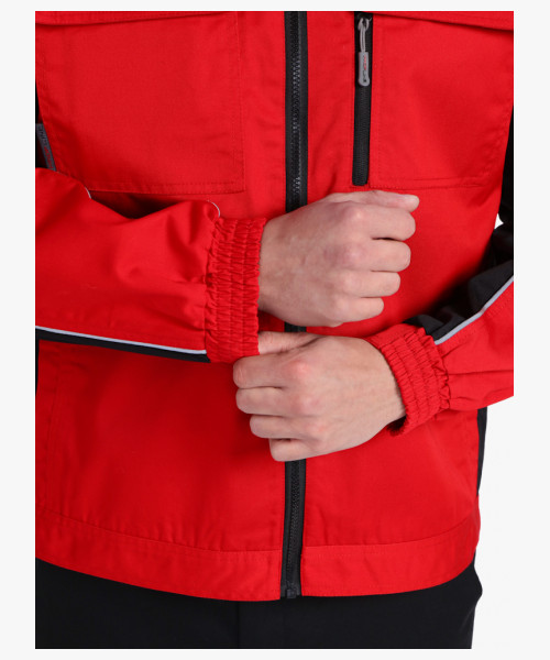 Куртка ProfLineSpecialist (тк.Смесовая,240), красный/черный