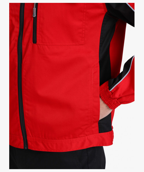 Куртка ProfLineSpecialist (тк.Смесовая,240), красный/черный